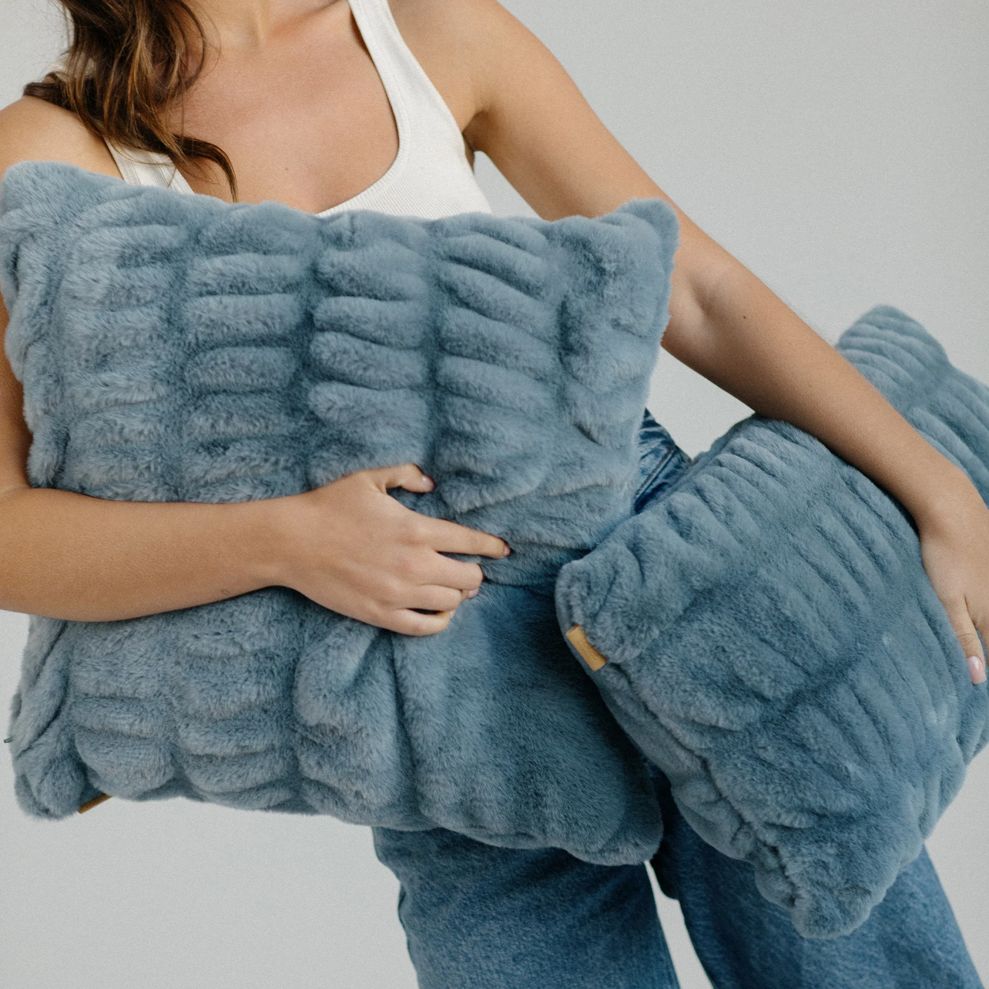 Slate Blue Pillow - Image 3